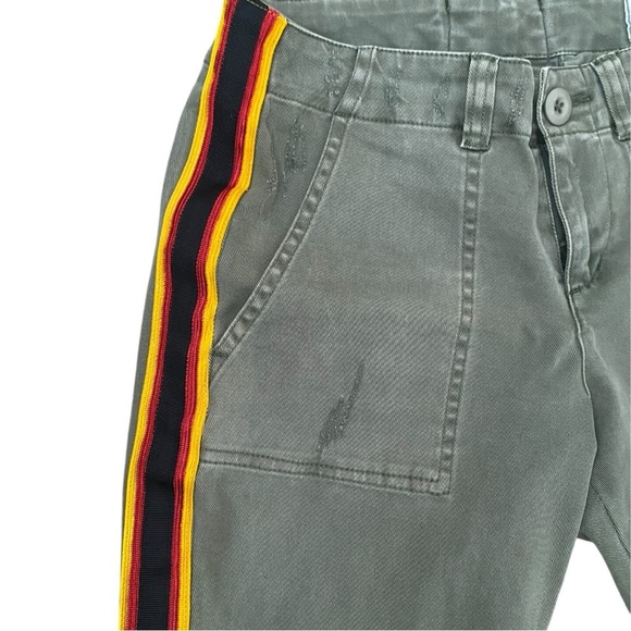 Pam & Gela Uniform Side Stripe Step Hem Pant I Size: 25 - Picture 4 of 12